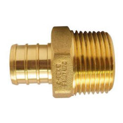 3/4 in. Brass PEX Barb x 3/4 in. Male Pipe Thread Adapter